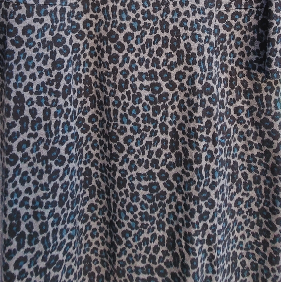 Talbots Animal print dress sz 14 - Picture 9 of 11